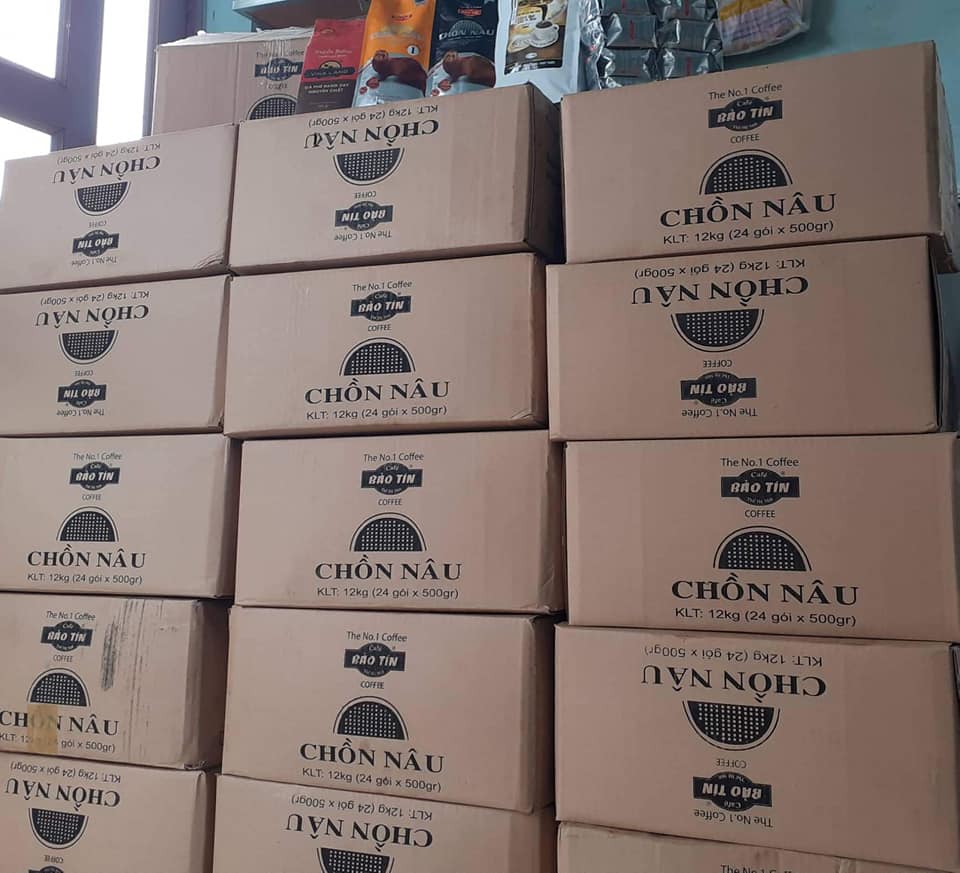 CÀ PHÊ CHỒN NÂU HIỆU BẢO TÍN - GÓI 500g