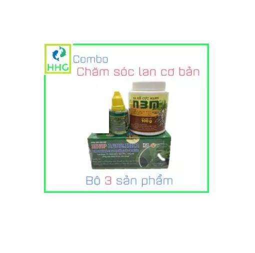 COMBO CHẾ PHẨM HÙNG NGUYỄN, KÍCH RỄ N3M VÀ PHÂN BÓN GỐC CHO LAN