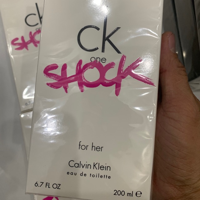 [HCM]Nước hoa nữ ck one shock for her edt 200ml full seal