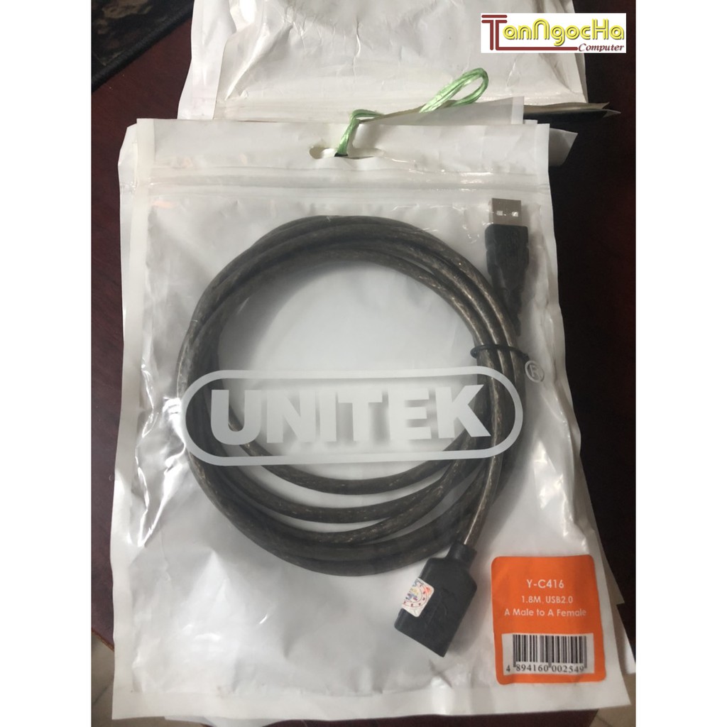 Cáp USB Nối Dài 2.0 1.8m Unitek YC416