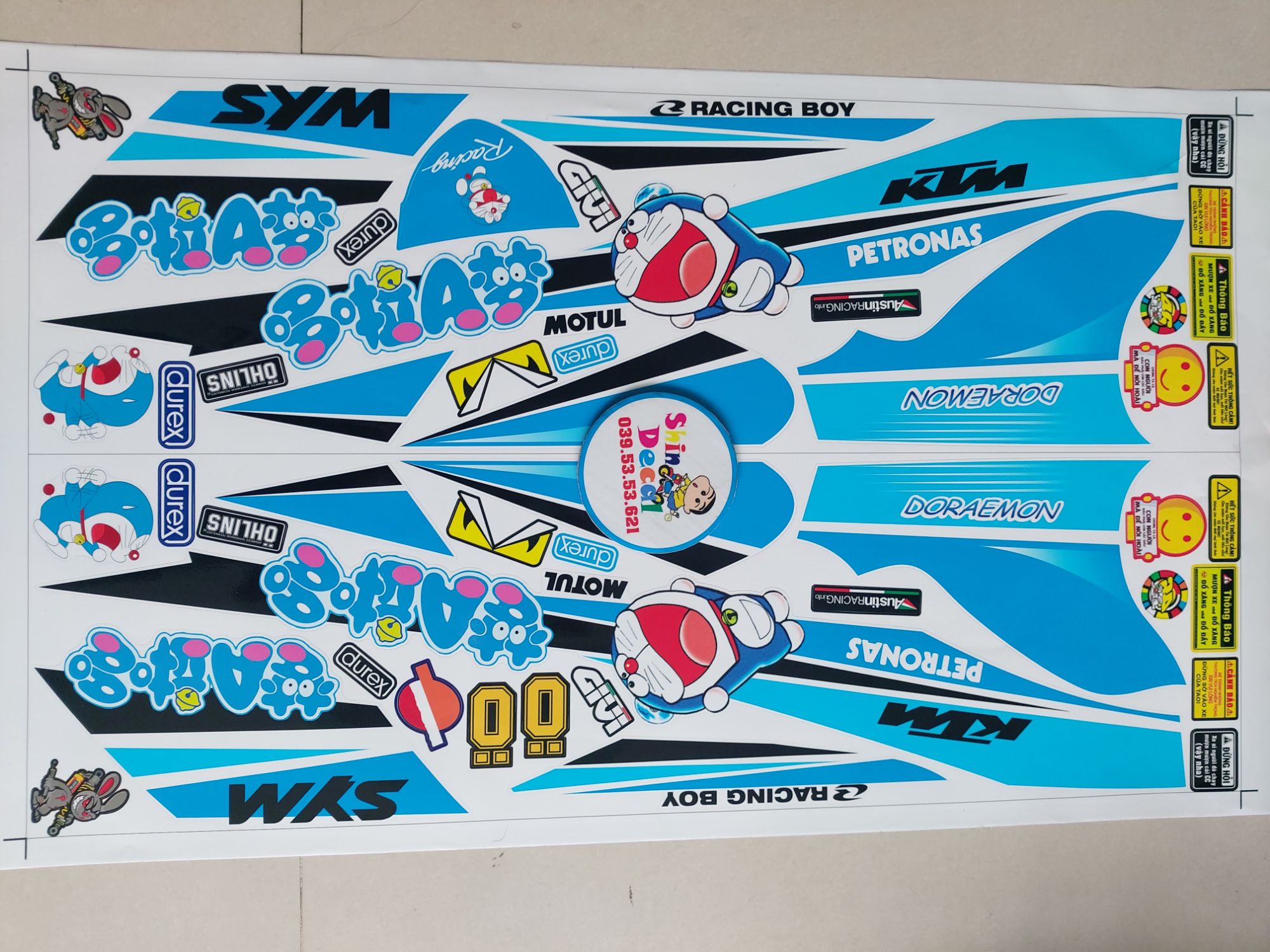 [HCM]Tem xe elegant 50 hoạt hình