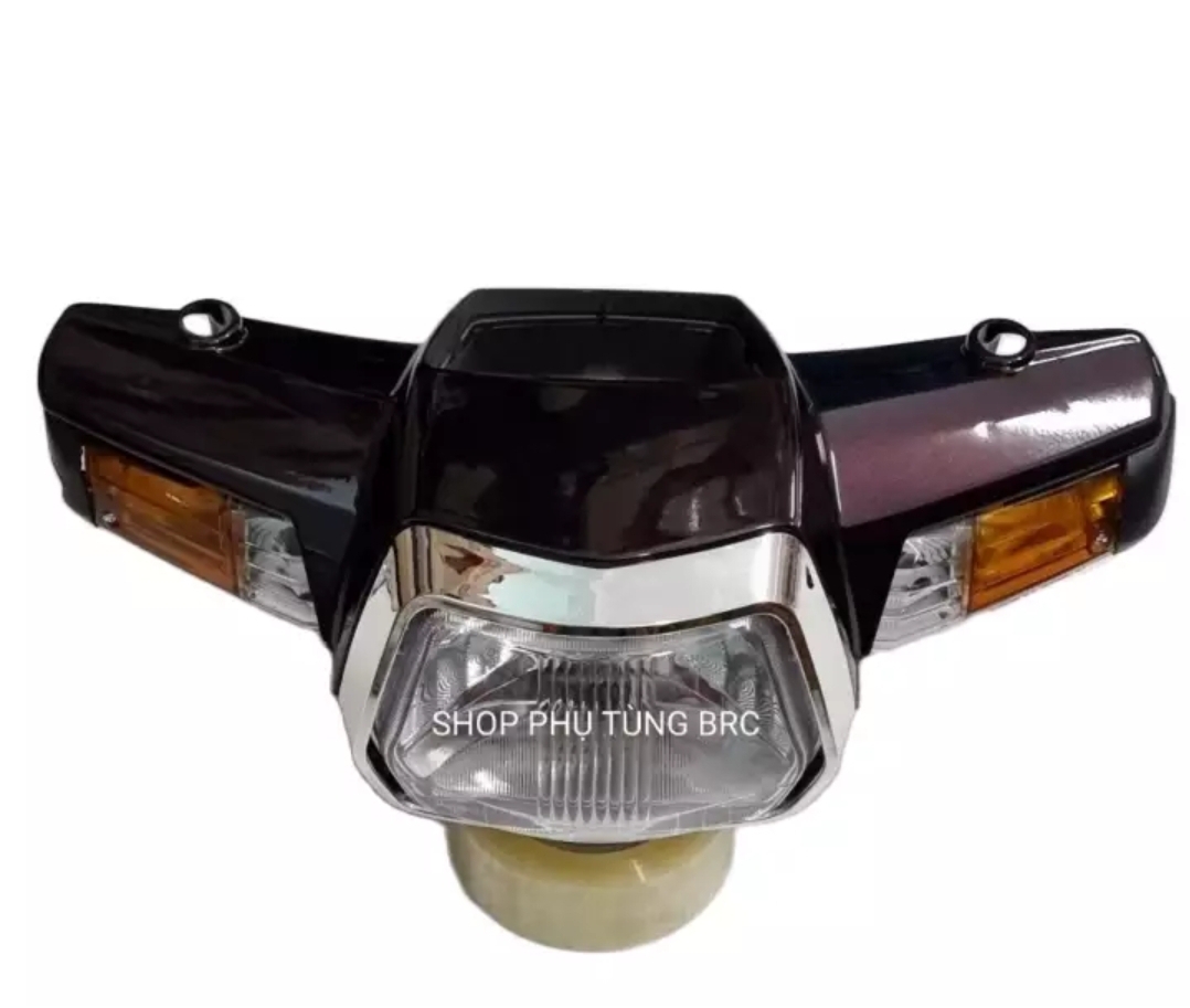 Bộ đầu đèn xe Super Dream đầu lồi.