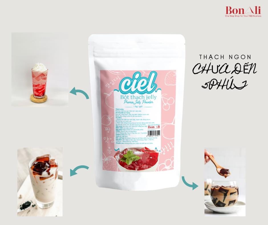 Gói Bột Thạch Jelly Ciel 140G