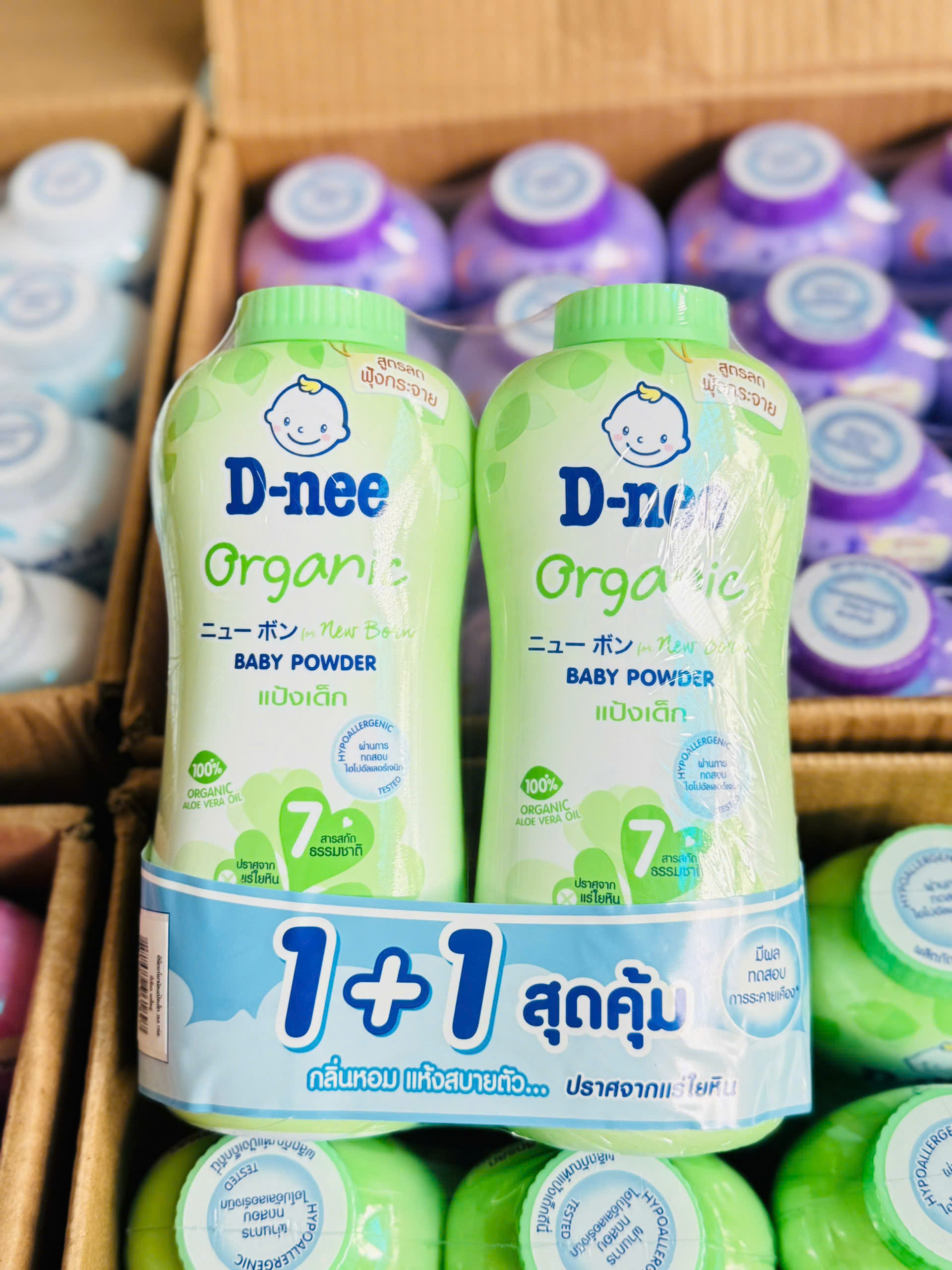 Phấn thơm Dnee Organic Baby Powder  380g– Làn da bé yêu xứng đáng được chăm sóc nhẹ nhàng!