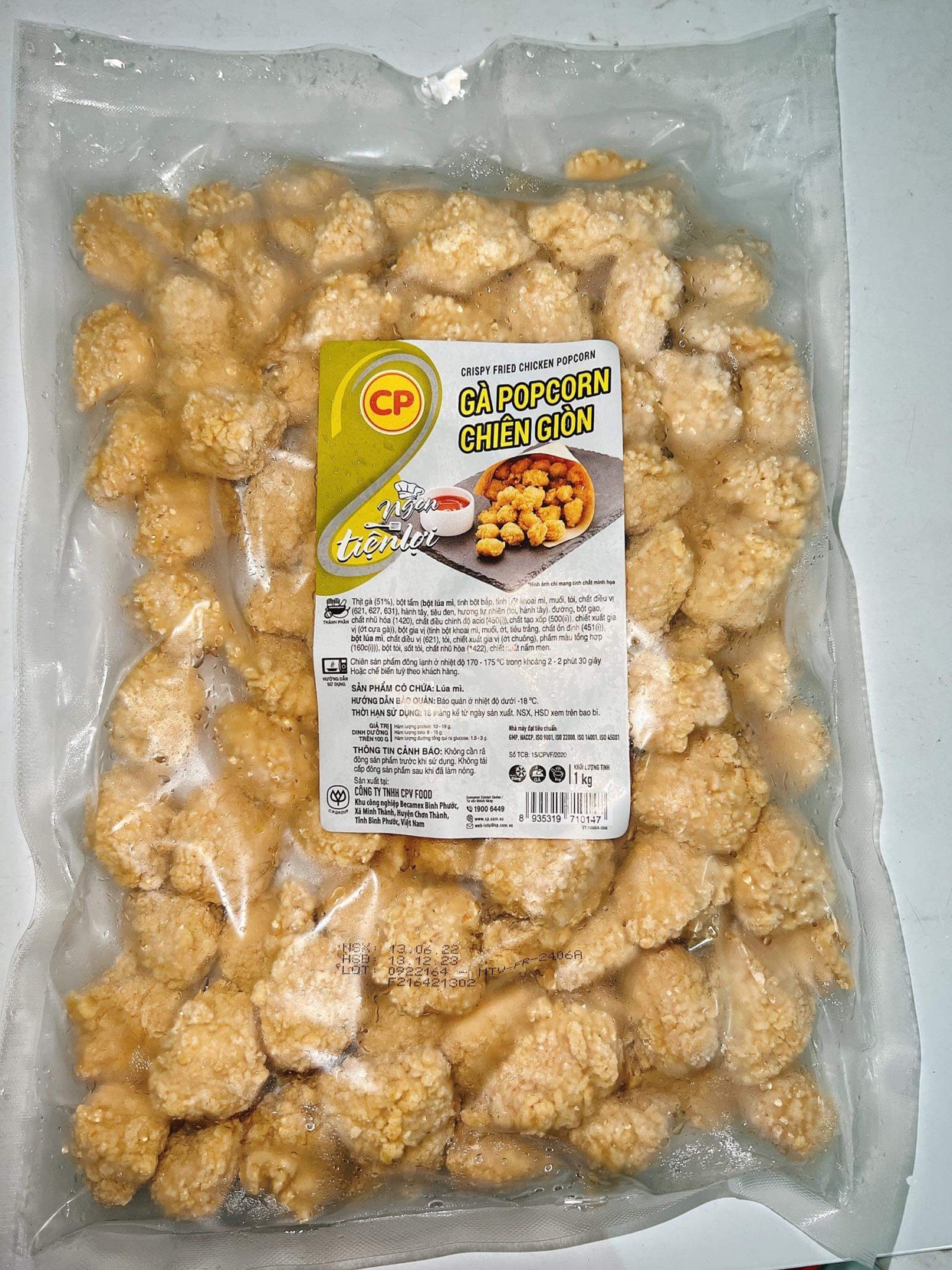 [HCM 2H] Gà CP - Gà viên Popcorn CP 1kg