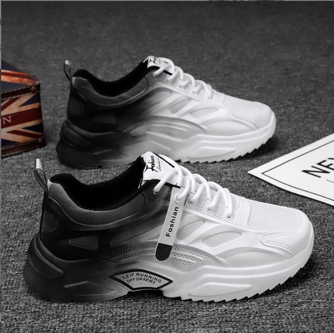 Giày Sneaker Nam Màu Trắng Giá Tốt Hiện Đại Trẻ Trung Năng Động Đi Học, Đi Chơi MINH HÀ - 328