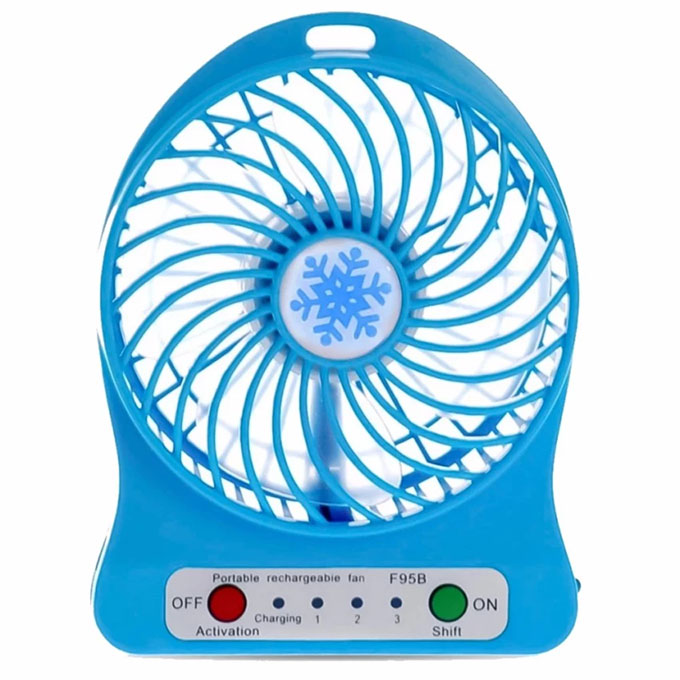 Quạt sạc tích điện mini 3 tốc độ gió giá rẻ
