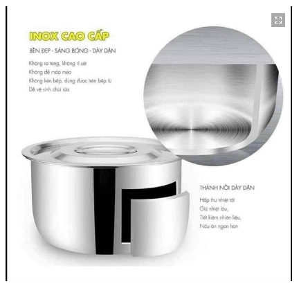 Set 5 nồi Inox Stock Pot