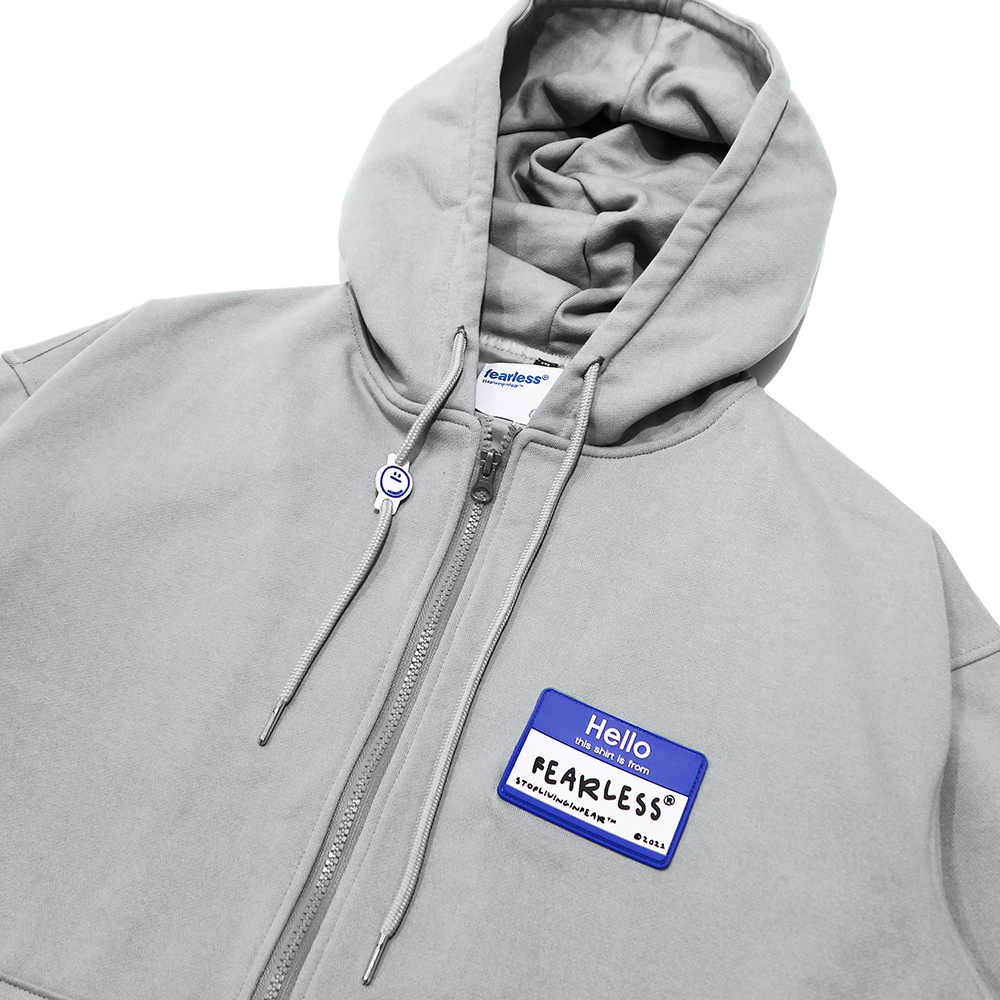 Áo khoác fullzip jacket FEARLESS name tag logo