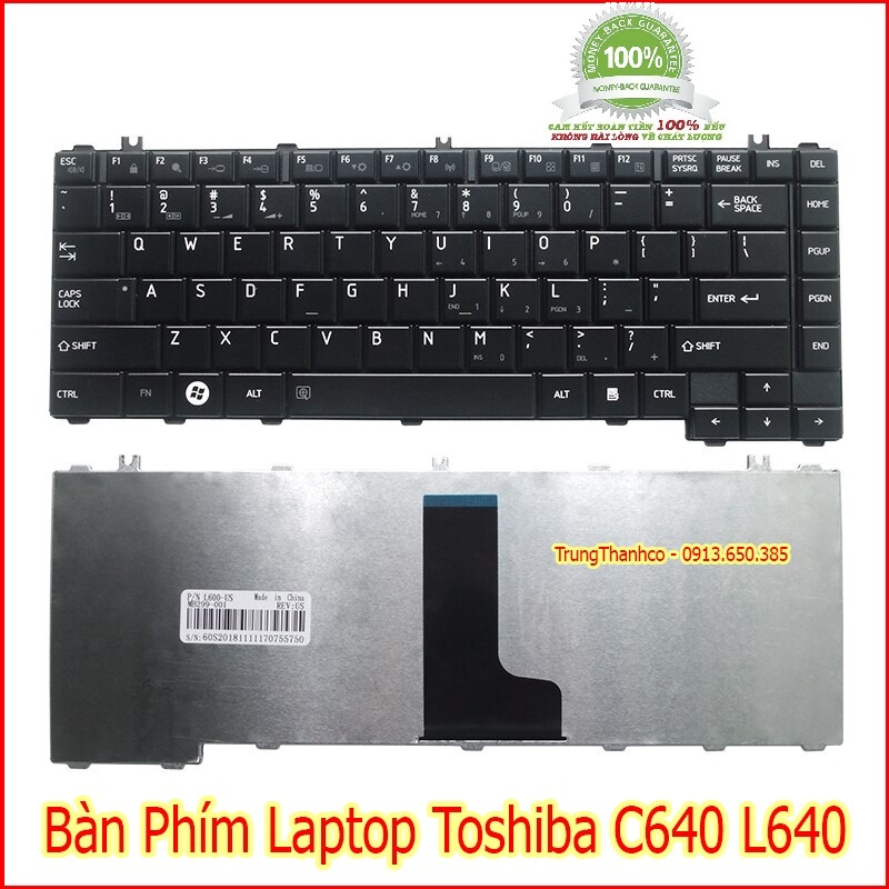 Bàn Phím Laptop Toshiba C640 L640