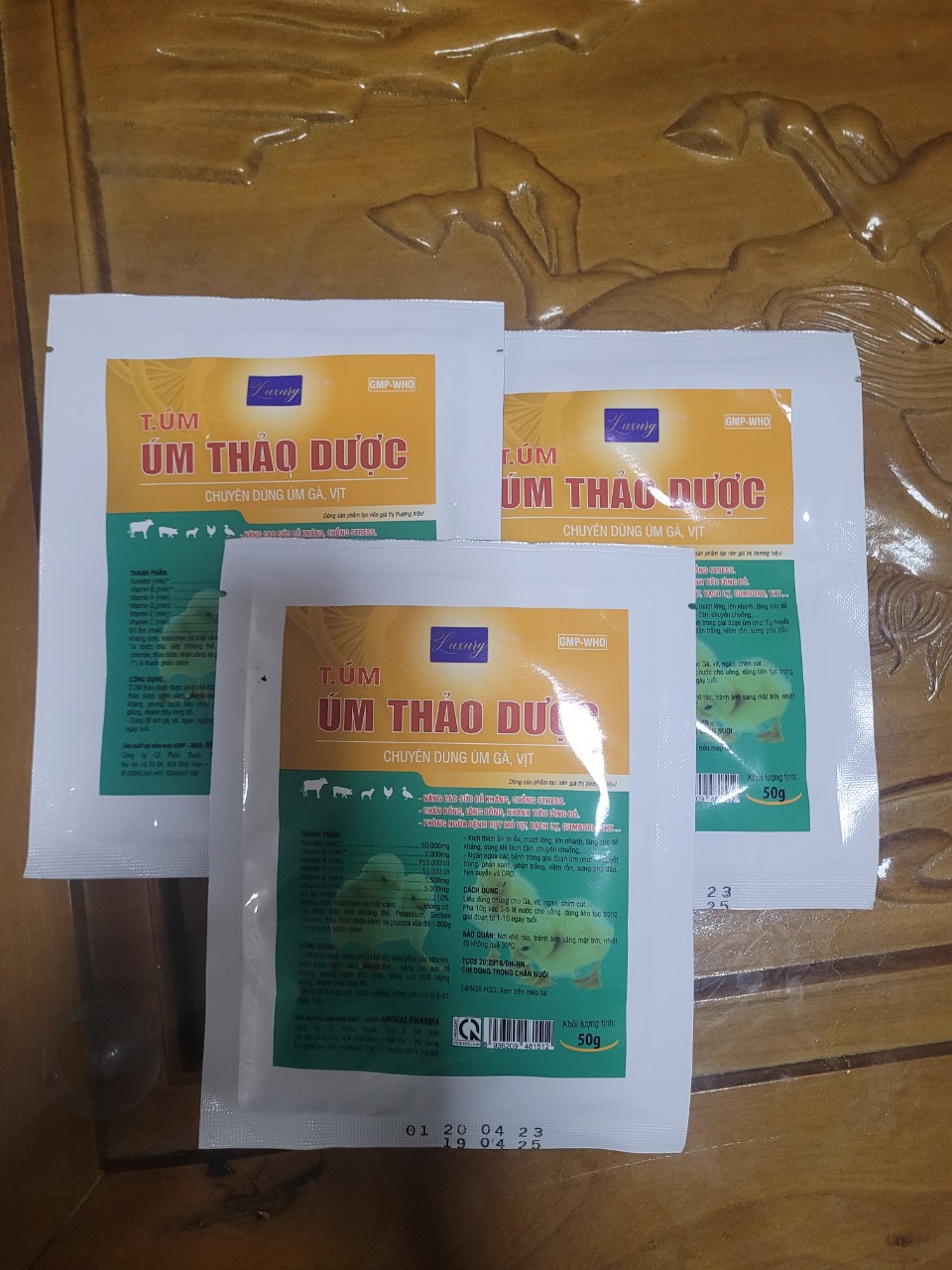 Úm 50g dùng trong thú y