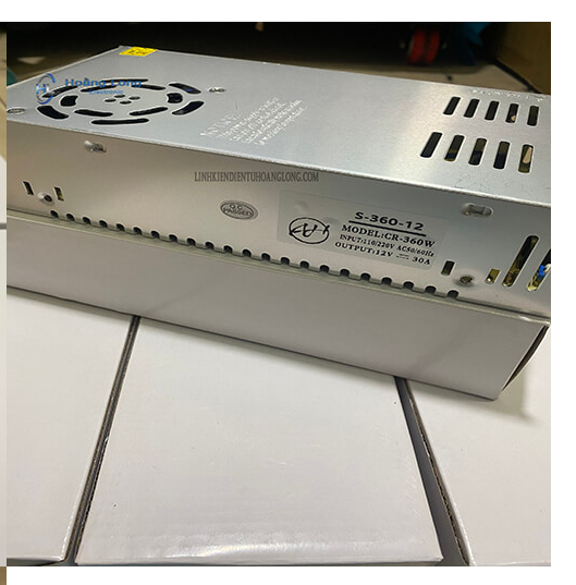[HCM]Nguồn tổ ong 12V-30A ( Có quạt ) Tốt