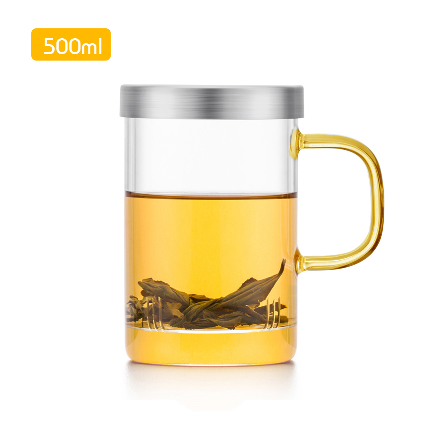 Ly lọc trà thủy tinh Samadoyo S019A 500ml (Trắng)