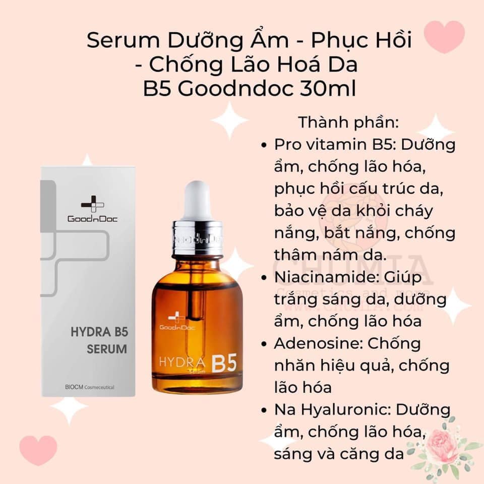 SERUM DƯỠNG ẨM GOODNDOC CHÍNH HÃNG VỚI MÃ VẠCH 8809083979508 TRÊN TEM