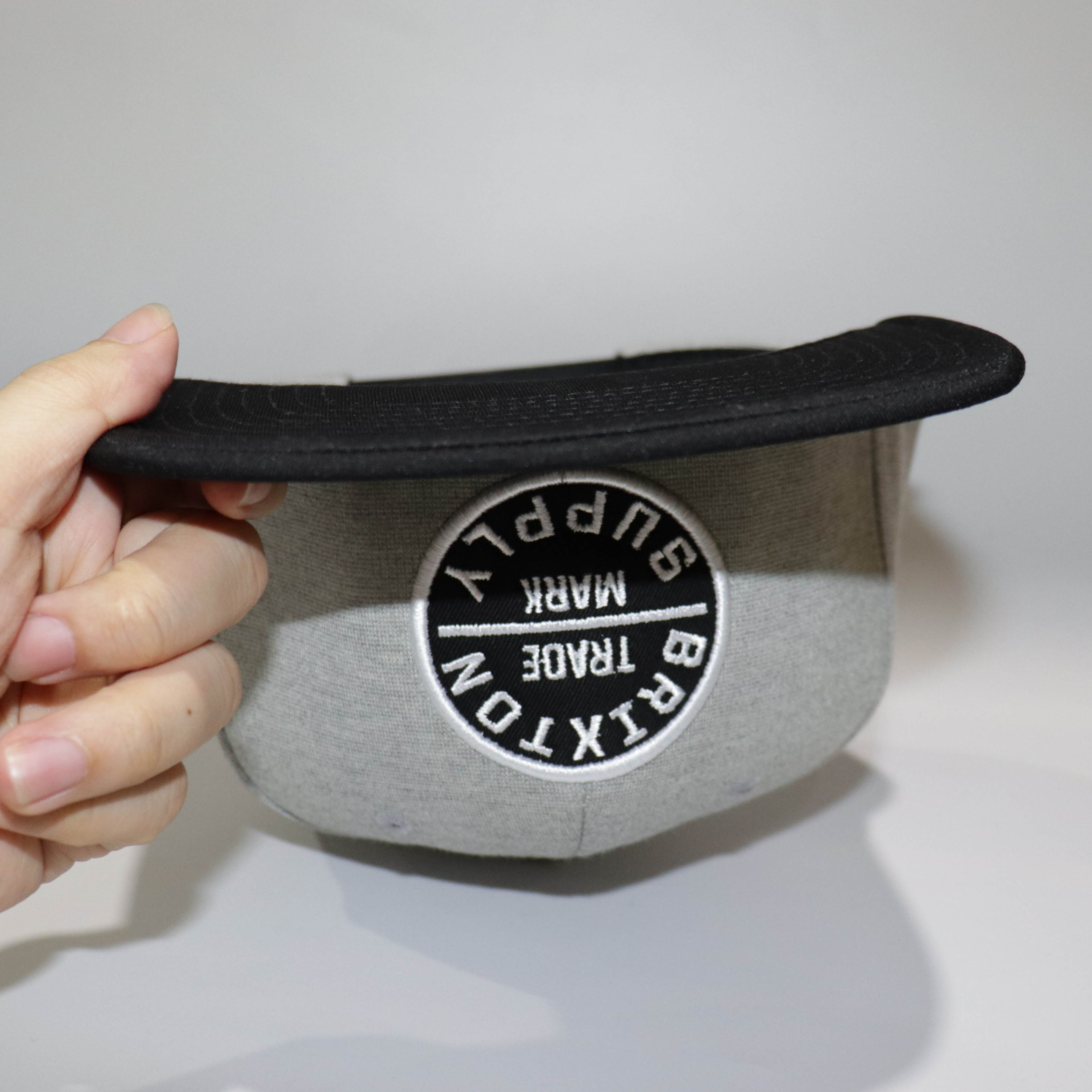 Nón Snapback NHS Brixton xám kết đen BRXĐ