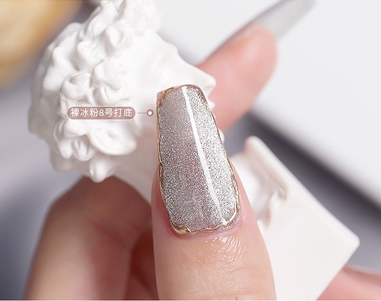 [HCM] Sơn Gel AS Red - Mắt Mèo Kim Cương Bạc