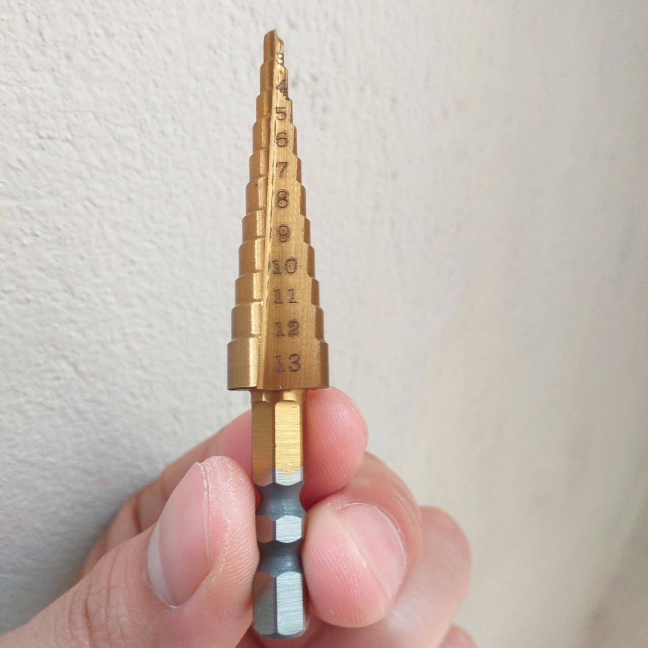 Mũi khoan tháp bước 3-13mm
