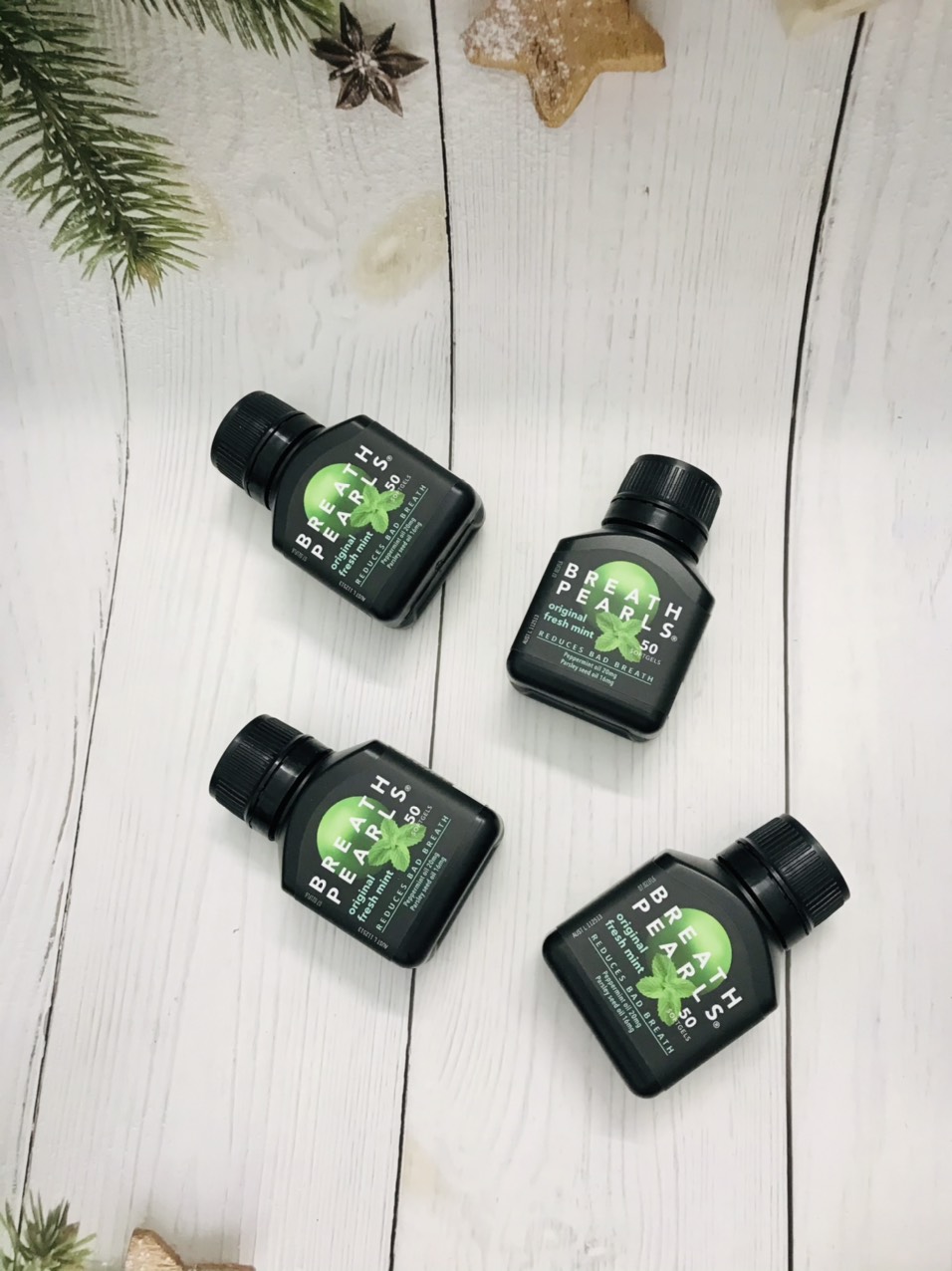 Viên uống thơm miệng Breath Pearls (hộp 50 viên của Úc)