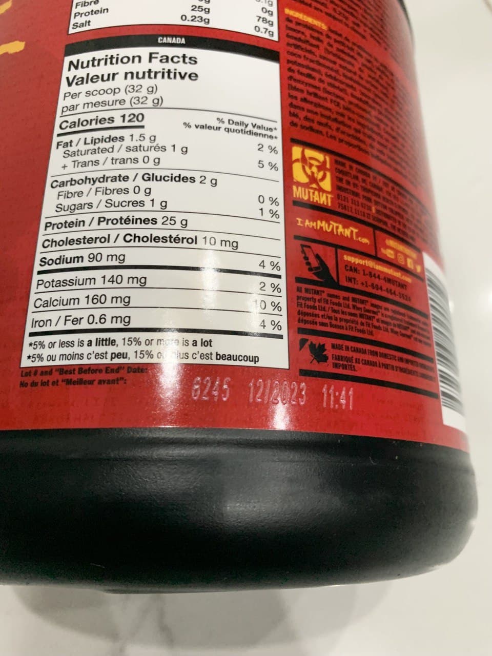 [CHÍNH HÃNG] ISO SURGE Mutant 5 LBS Hydrolyzed Whey Protein Isolate (2.27KG), 76 SERVINGS
