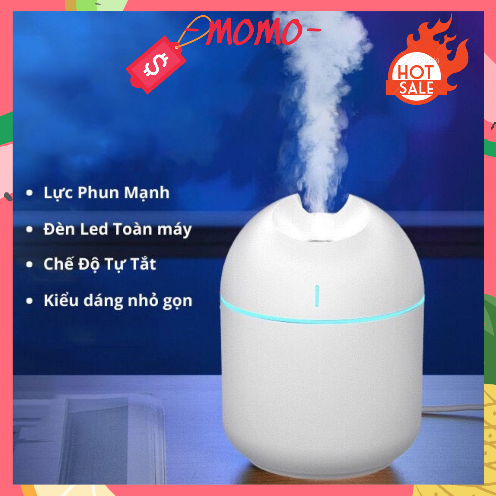 Máy Xông Tinh Dầu, Máy phun sương tạo ẩm, Máy phun sương mini