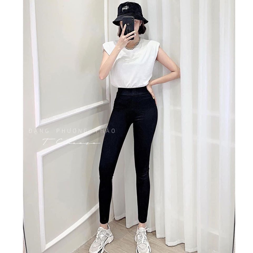 QUẦN LEGGING CƠ BẢN DÁNG TRƠN 4 TÚI