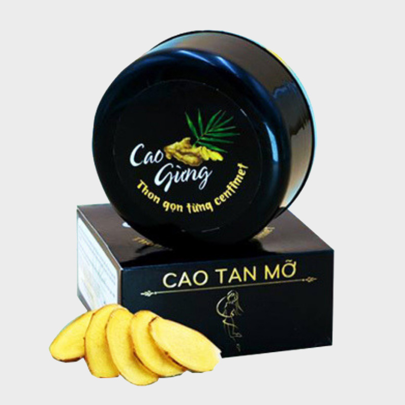 Cao Gừng Nghệ Đỏ Tan Mỡ có thanh lăn massage