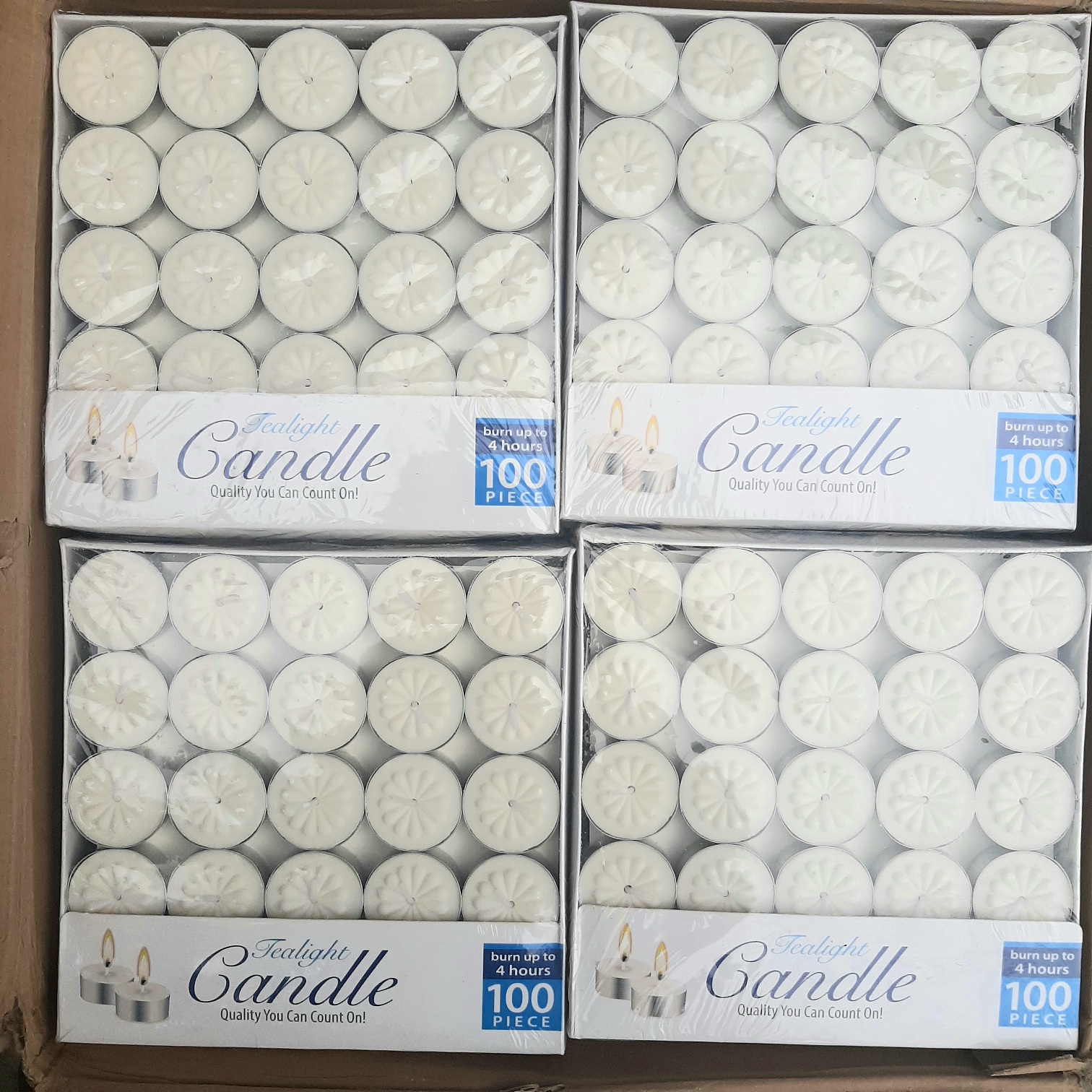 Nến tealight 100 viên cháy 4 tiếng