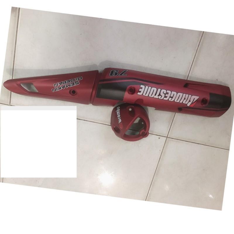 Combo ốp bô dành cho xe Exciter 150 màu đỏ nhám