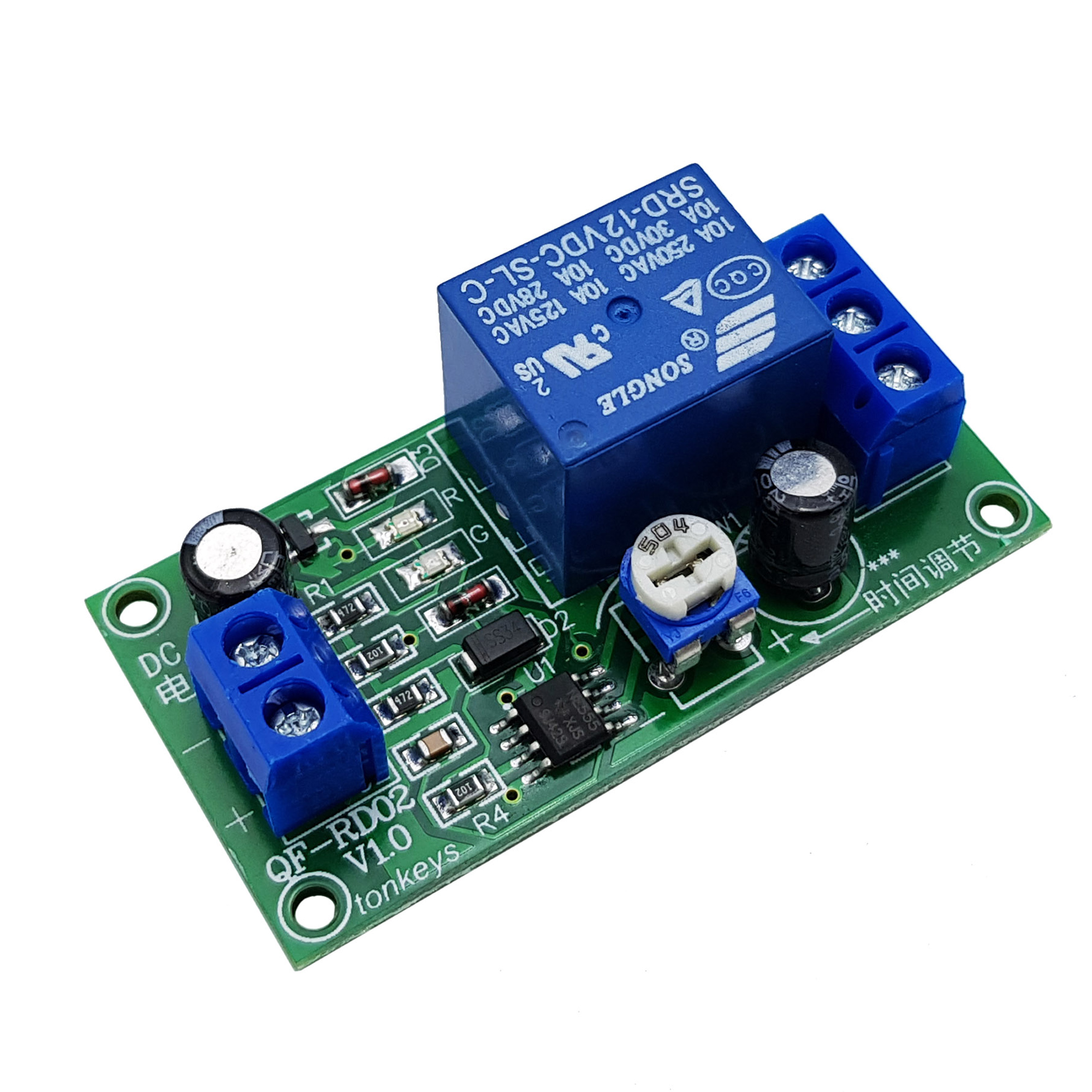 Module Relay Tạo Trễ 0-60s