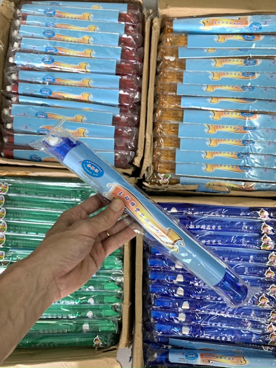 SÁO RECORDER MÀU 8 LỖ TRONG SUỐT