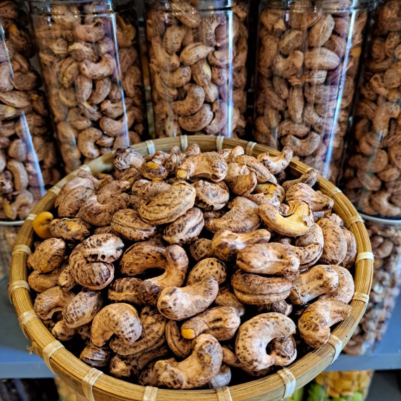 Hạt Điều Lụa Rang Muối Loại Nguyên Size Lớn Hũ 500gr