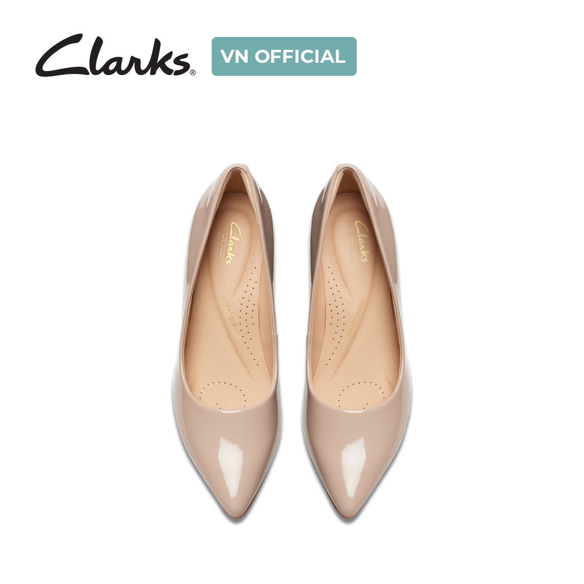 Giày Cao Gót 5.5cm Da Nữ Clarks - Violet55 Rae