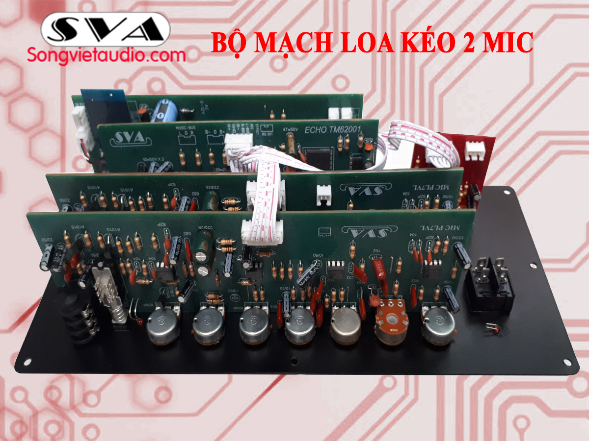 BỘ MẠCH LOA KÉO PRE MIC 7 VOLUME - TẶNG MẶT