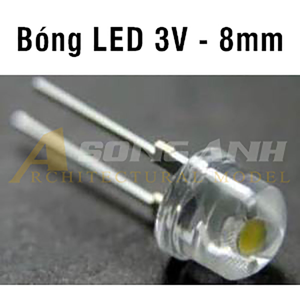 Đèn LED bóng 3Vol 3mm | Nhiều màu ( 1 bịch 20 bóng )