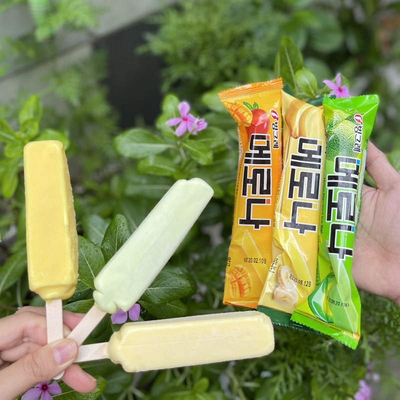 KEM TRÁI CÂY MELONA BINGGRAE HÀN QUỐC