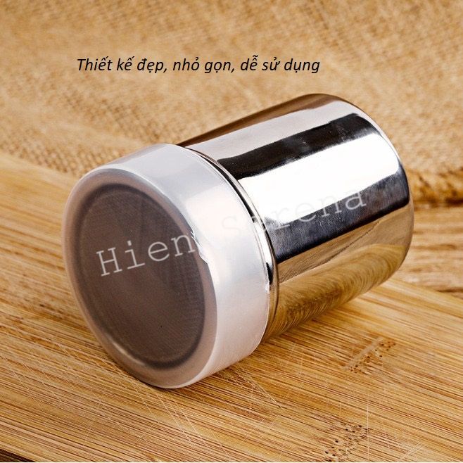 Lọ rắc bột, lọ rắc cacao (inox xịn)