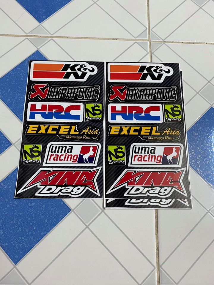 [HCM]Tem logo 10 x 18 KINGDRAD KN  Akrapovic