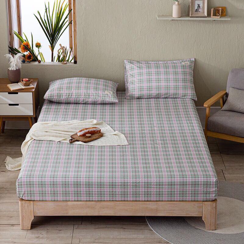 Ga Gối Cotton TiCi(TC) Mẫu Kẻ Nhập Khẩu (nhiều mẫu)