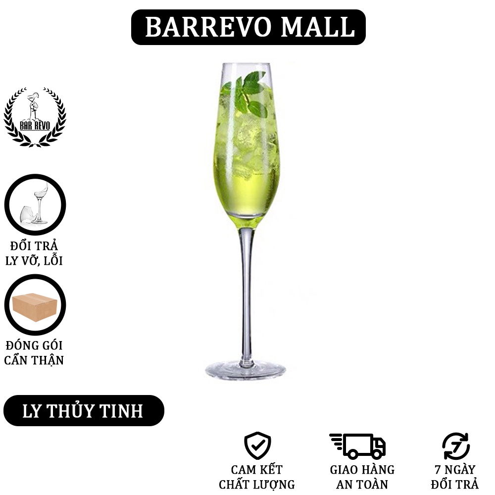 Champagƞe Glass - Ly champagƞe Thủy Tinh