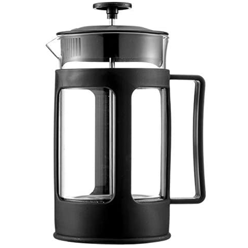 Glass French Press Coffee Tea Maker, 600Ml Coffee Press, Borosilicate