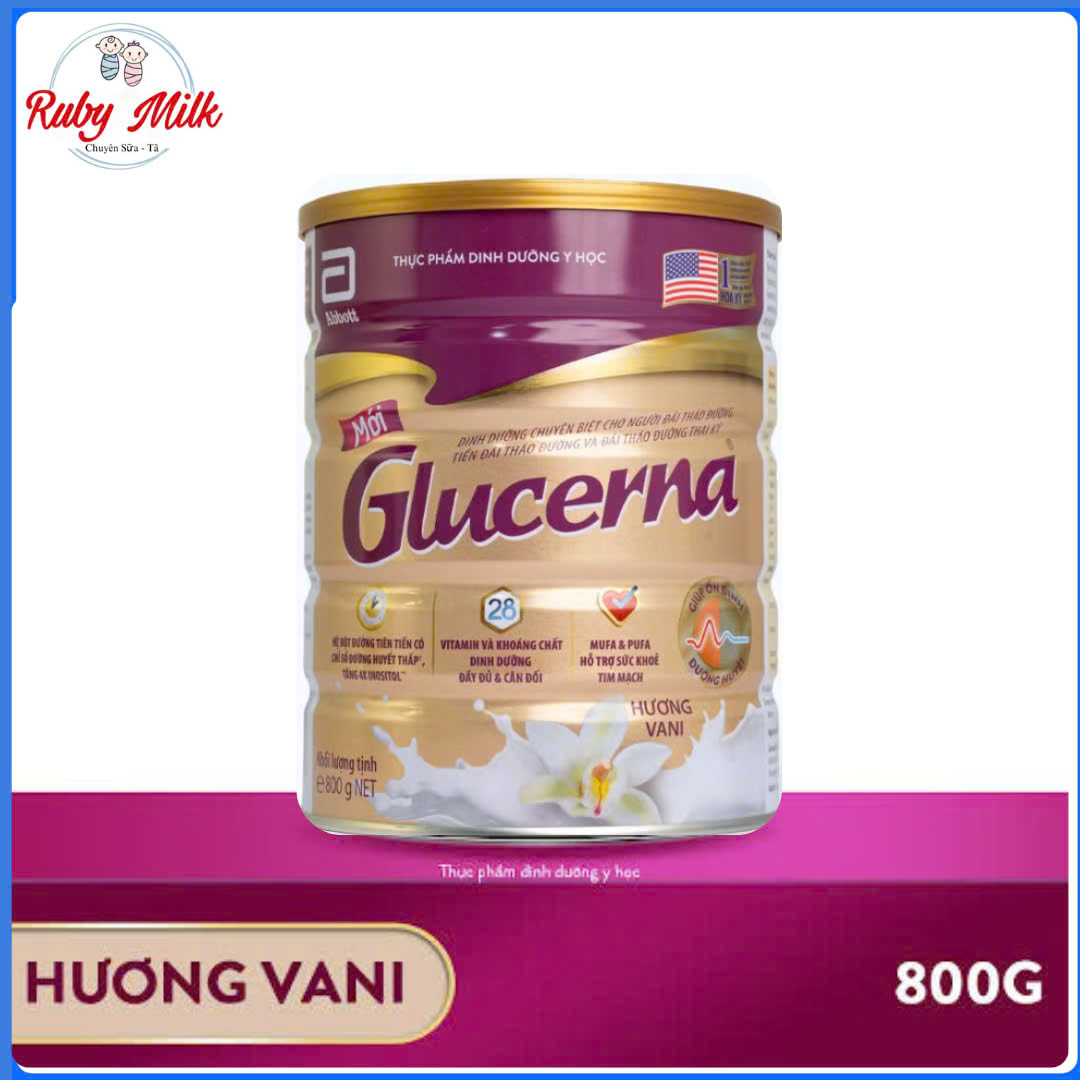 Glucerna Vanilla / Barley Powdered Milk for Diabetics Can 800g