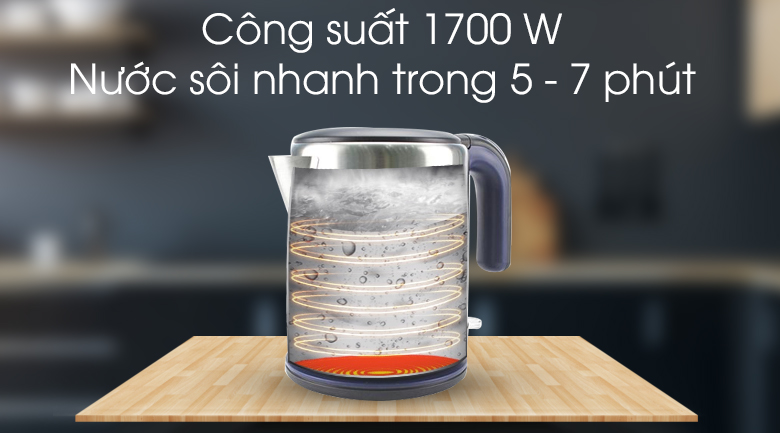 Bình siêu tốc Sharp 1.2 lít EKJ-12VS-BK
