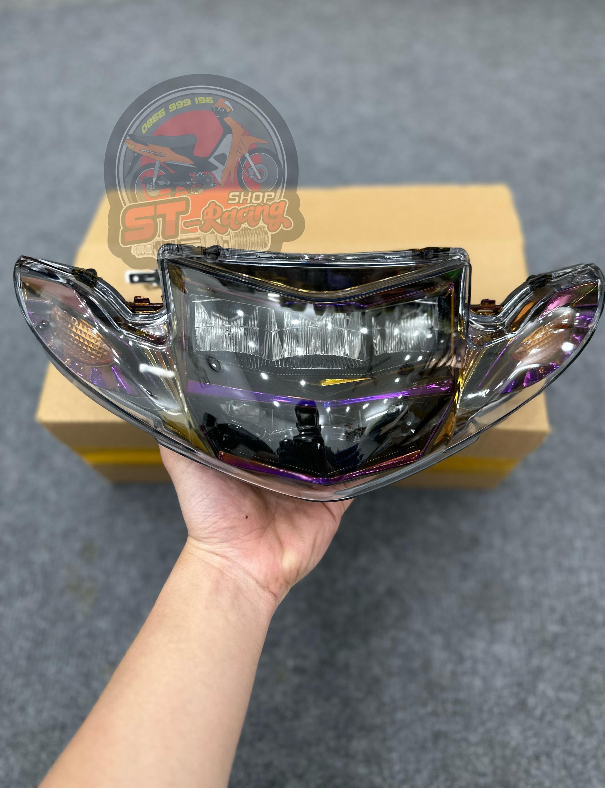 Chóa Đèn Pha Led Sirius RC Hai Tầng Siêu Sáng