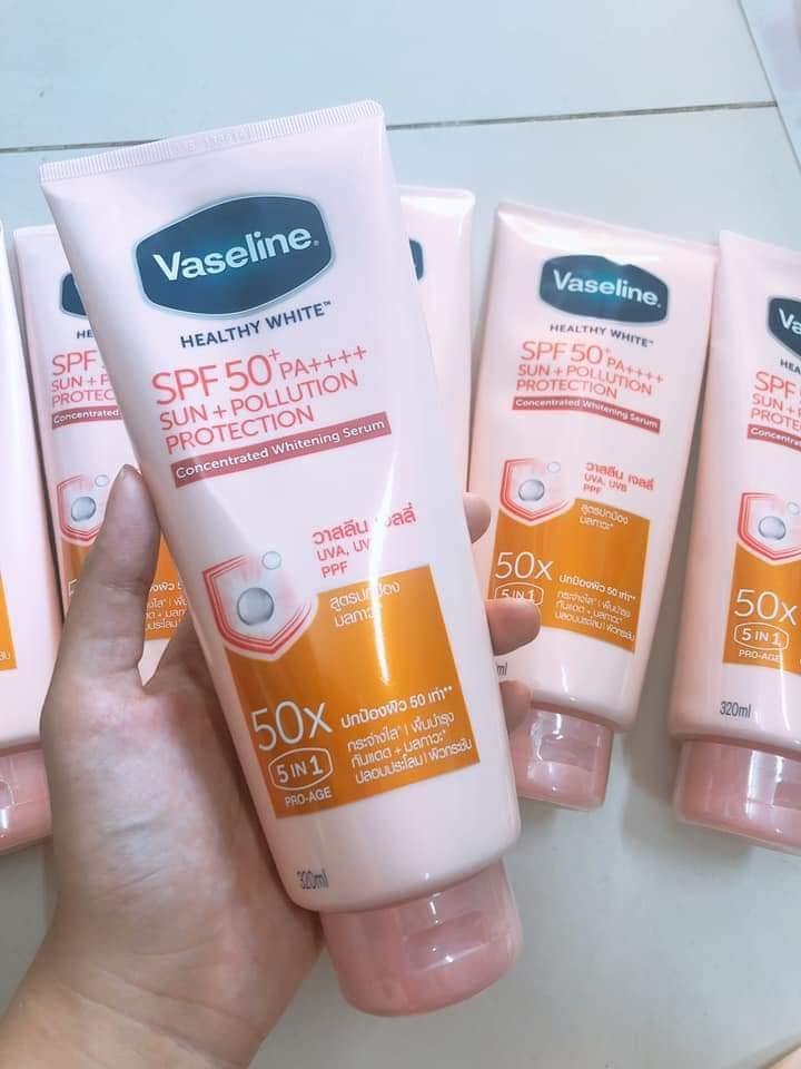 kem chống nắng vaseline spf 50