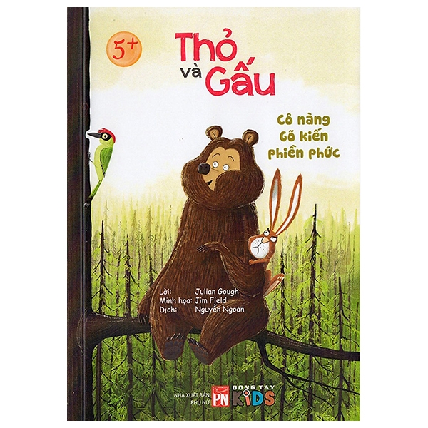 Fahasa - thỏ và gấu - cô nàng gõ kiến phiền phức