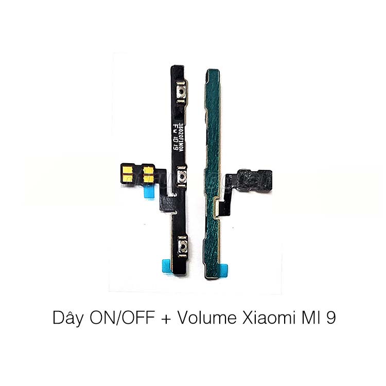 Dây cáp nguồn + âm lượng xiaomi mi 9 zin