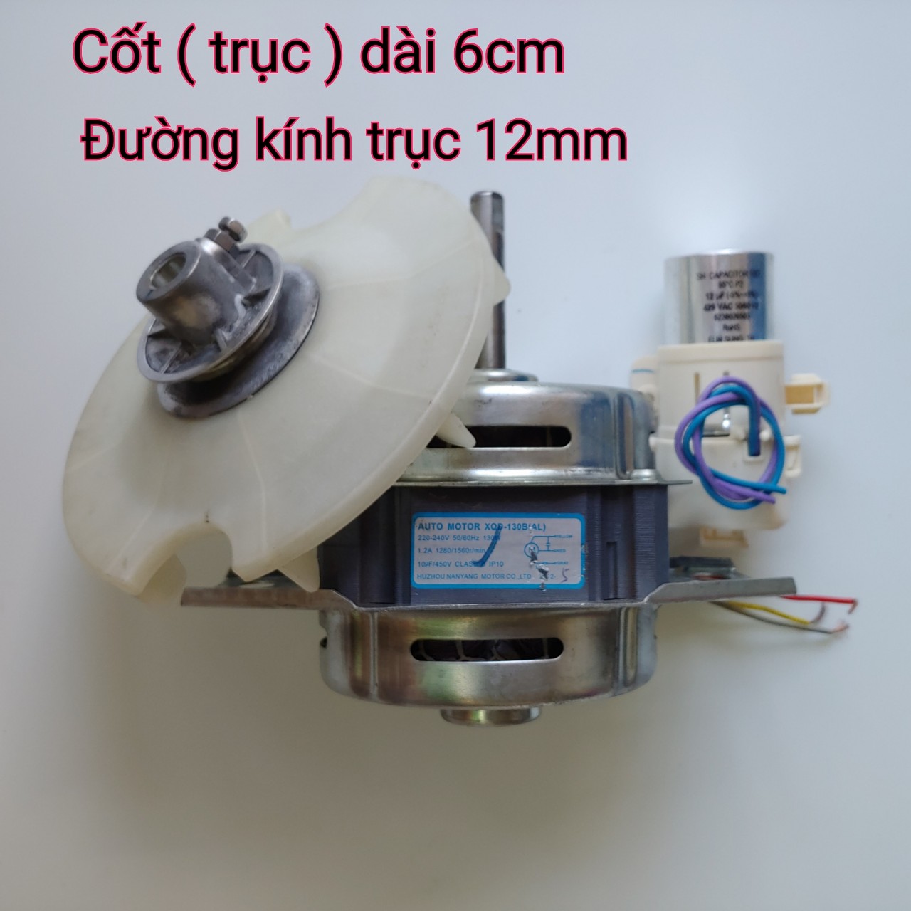 moter máy giặt Sharp 7 - 8kg ( Hãng tháo máy rin )