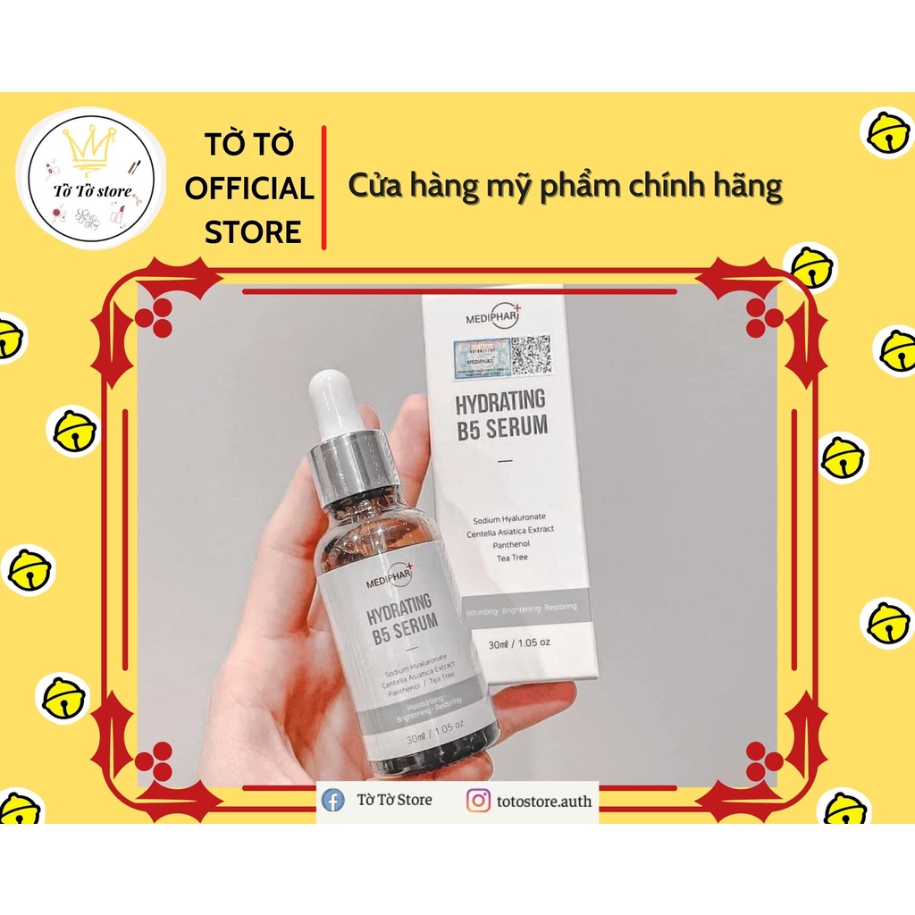 {CHÍNH HÃNG} [CÓ ẢNH THẬT] Serum B5 Cấp Nước, Phục Hồi Da MEDIPHAR