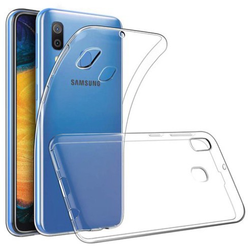 Ốp Silicon dẻo Samsung Galaxy A20 (trong suốt)