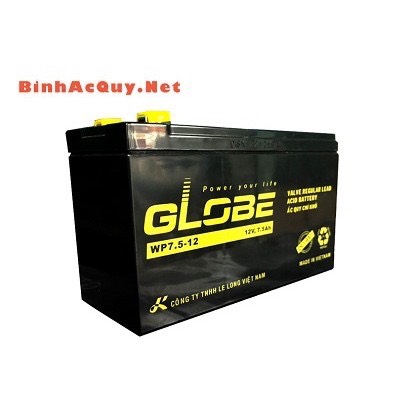 Bình ắc quy globe wp7.5-12